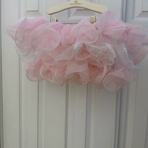Bloch Pink and White Dance tutu Skirt
Size Girls 8-10
